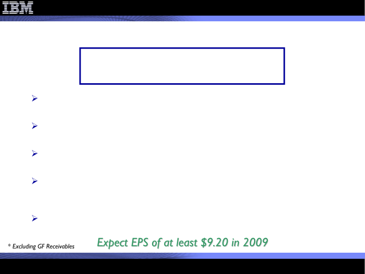 1Q 2009 Earnings Presentation slide image #4