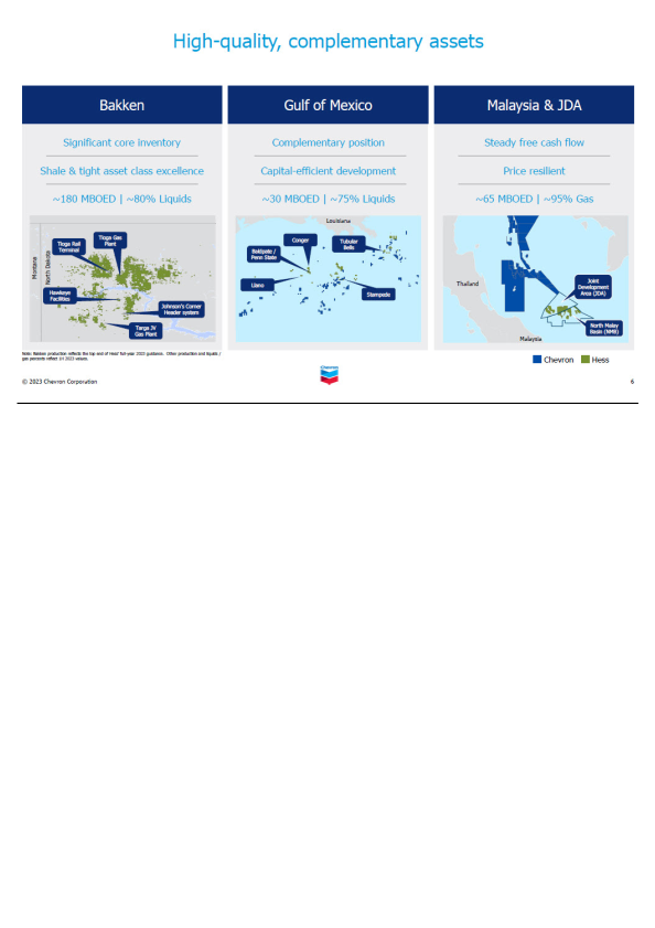 Chevron to Acquire Hess  slide image #7