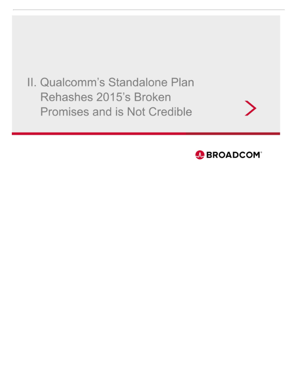 Broadcom'’s Highly Compelling Proposal to Acquire Qualcomm slide image