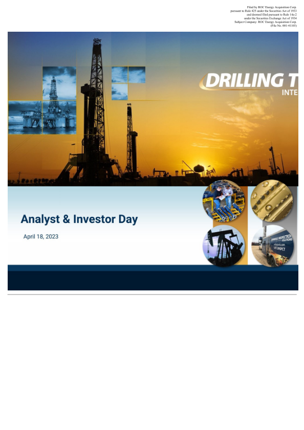 Drilling Tools Analyst and Investor Day image