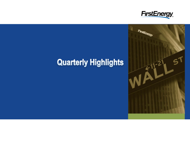 Quarterly Highlights 1Q 2018 Earnings Call image