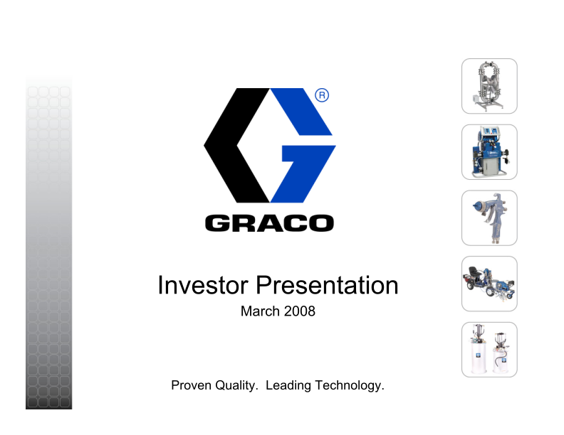 Graco Investor Presentation image