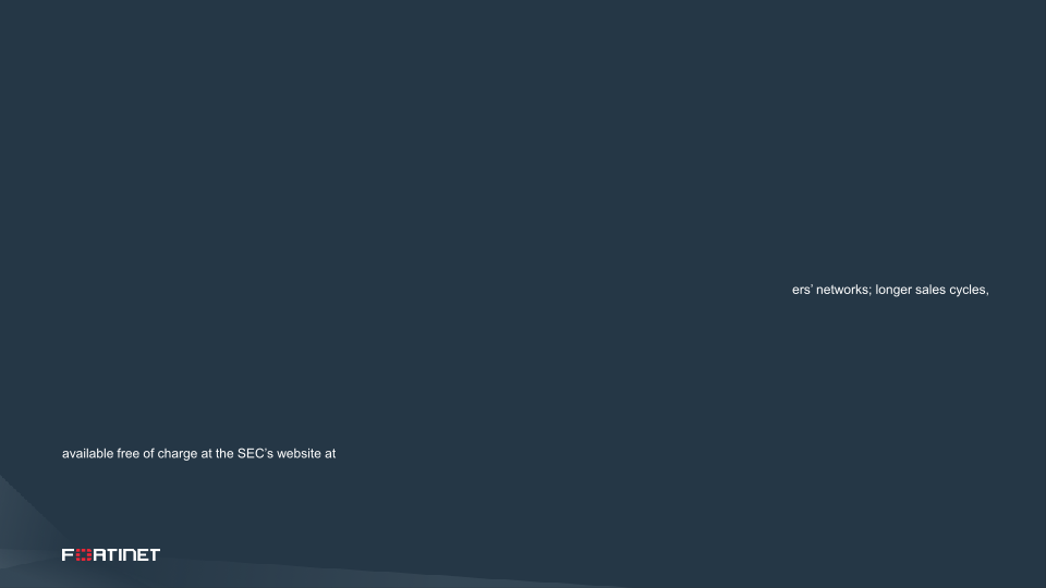 Fortinet Analyst Day slide image #4