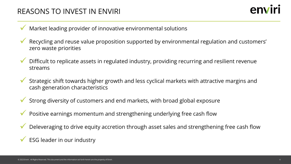 Enviri Investor Presentation slide image #5