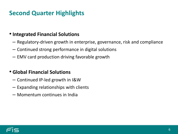 Second Quarter 2016 Earnings Call slide image #7