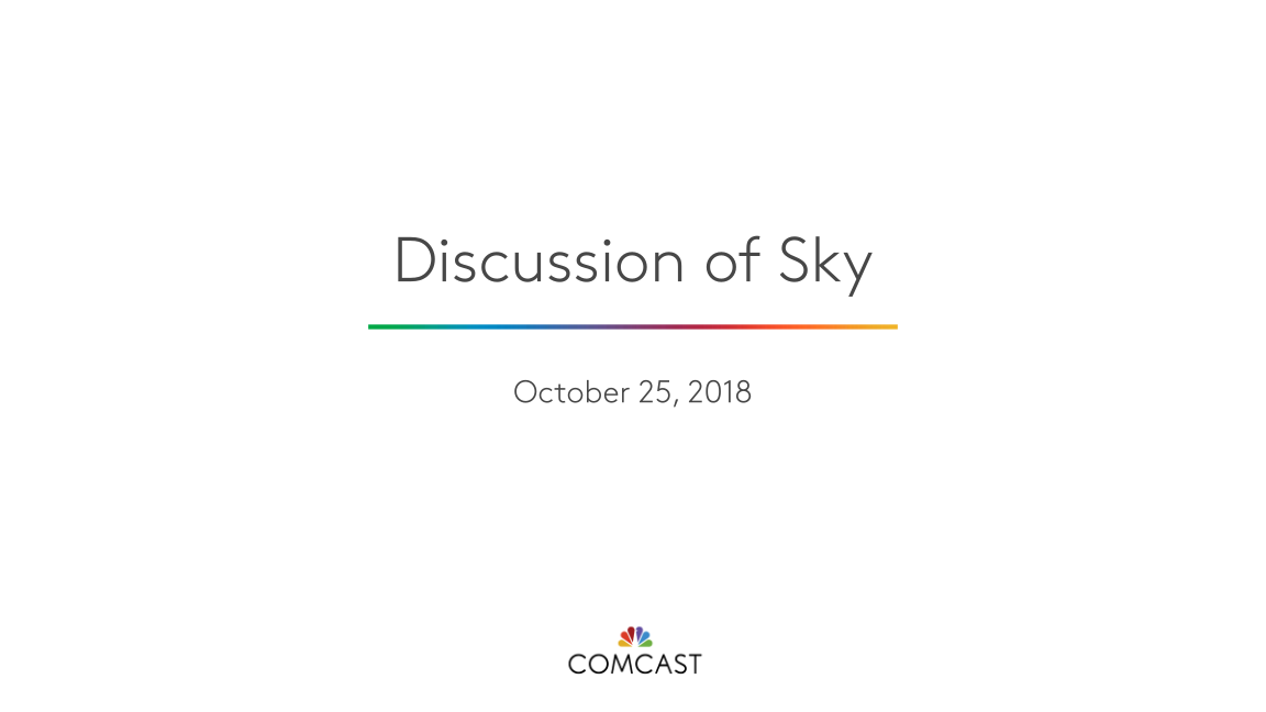 Discussion of Sky image