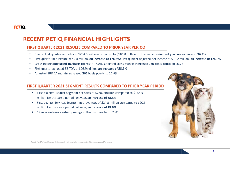 Petiq First Quarter 2021 Earnings Presentation slide image #5