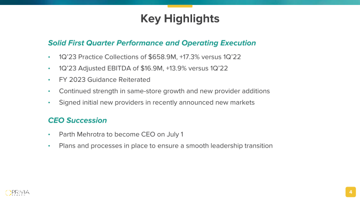 1st Quarter 2023 Results slide image #5