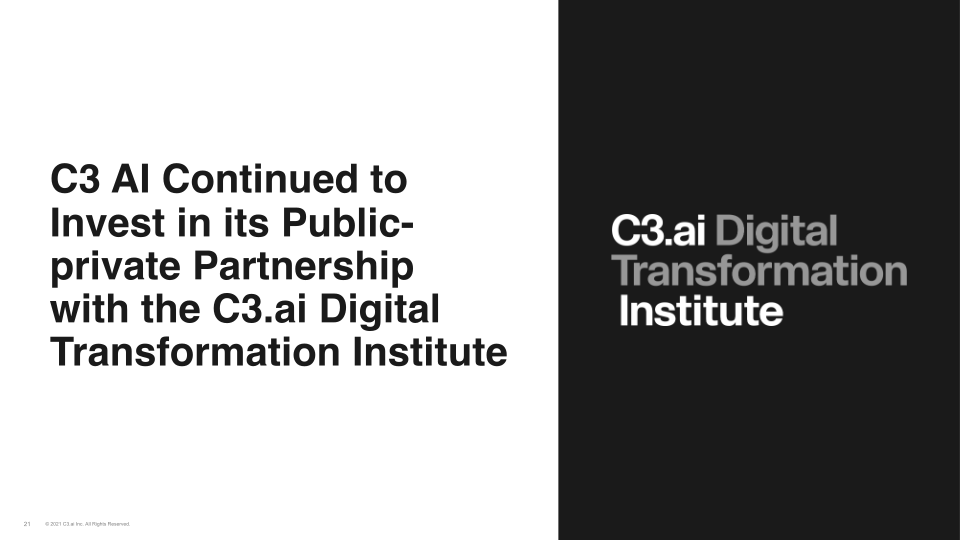 C3-AI Business Update FY22-Q1 slide image #22