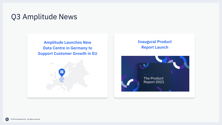 Amplitude Q3 Financial Results Call slide image #13