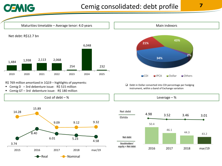 Cemig 2019 Results 1Q19 slide image #8