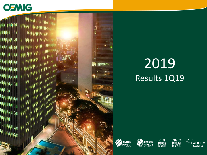 Cemig 2019 Results 1Q19 image