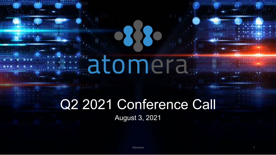 Atomera Q2 2021 Conference Call image