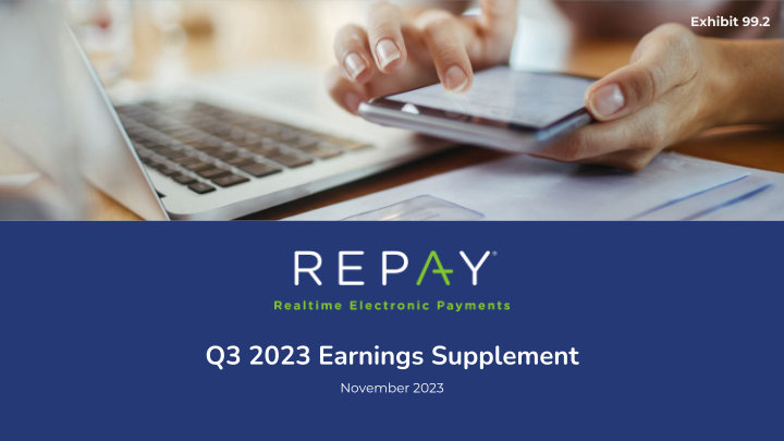 Q3 2023 Earnings Supplement image