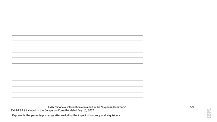 IBM 2Q 2017 Earnings slide image #28