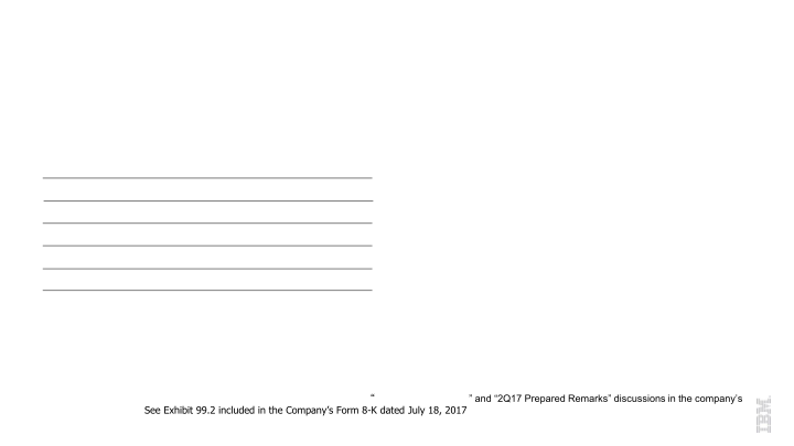 IBM 2Q 2017 Earnings slide image #25