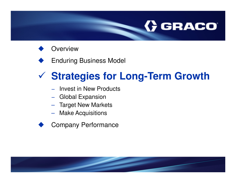 Graco Investor Presentation 1st Quarter 2017 slide image #15