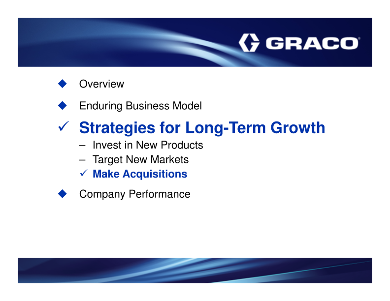 Graco Investor Presentation 1st Quarter 2017 slide image #28