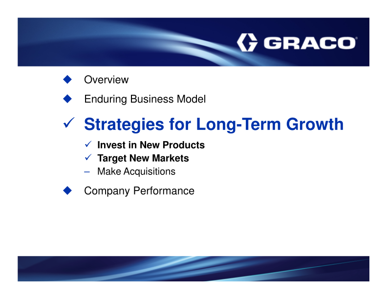 Graco Investor Presentation 1st Quarter 2017 slide image #17