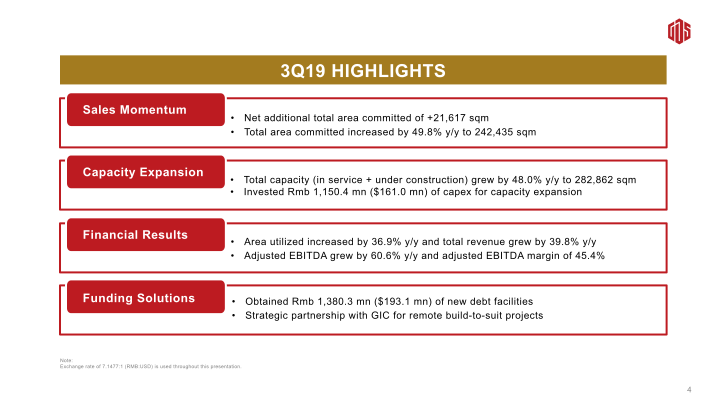 3Q19 Earnings Call slide image #6