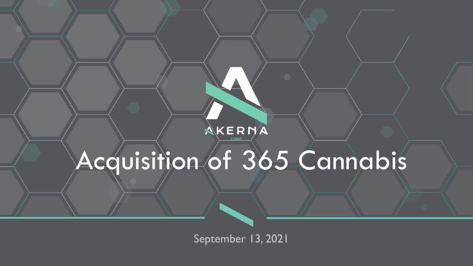 Akerna Acquisition of 365 Cannabis image