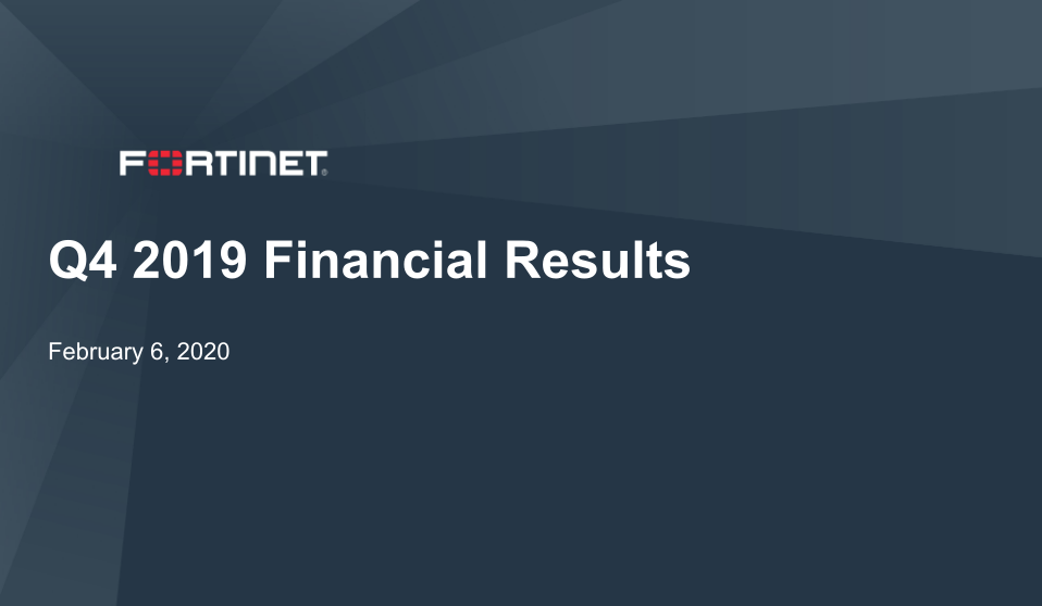 Q4 2019 Financial Results image