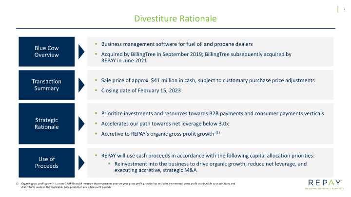 Blue Cow Divestiture Overview slide image #4