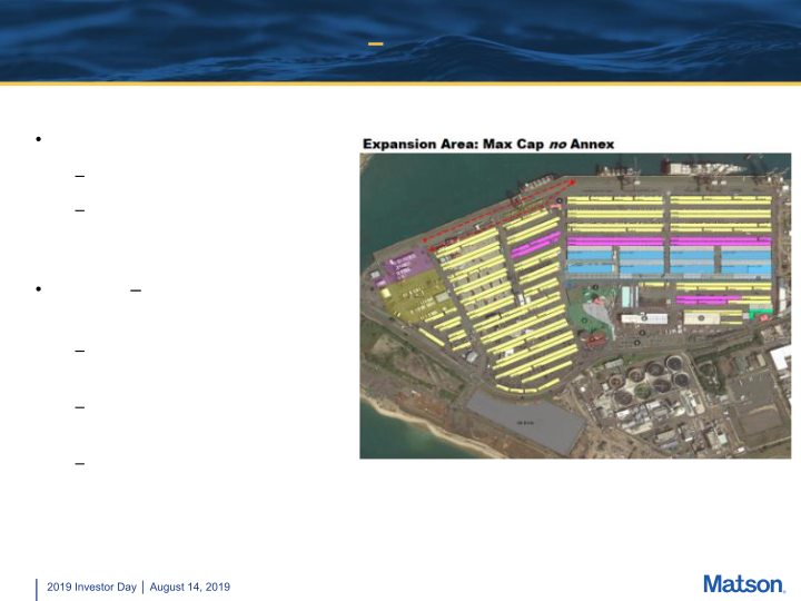 Matson 2019 Investor Day slide image #34