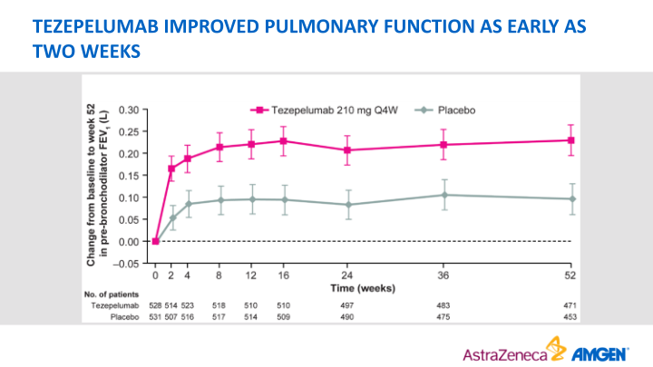 Tezepelumab: a Differentiated, First-in-class Investigational Therapy For a Broad Population With Severe Uncontrolled Asthma slide image #13