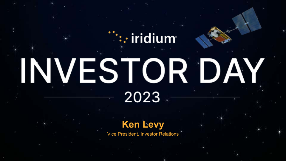 Iridium Investor Day slide image #4