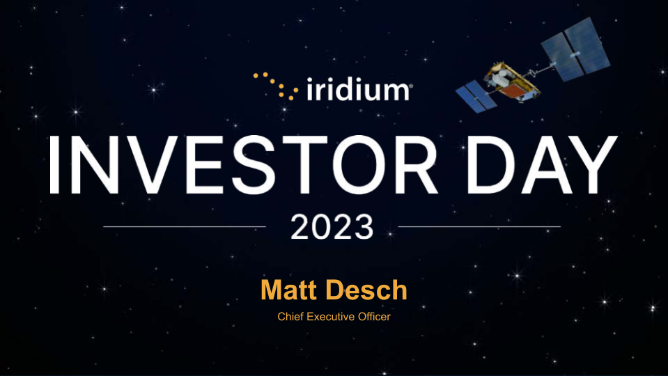 Iridium Investor Day slide image #10