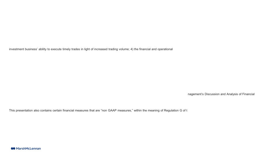 MarshMcLennan Results through First Quarter 2022 slide image #3