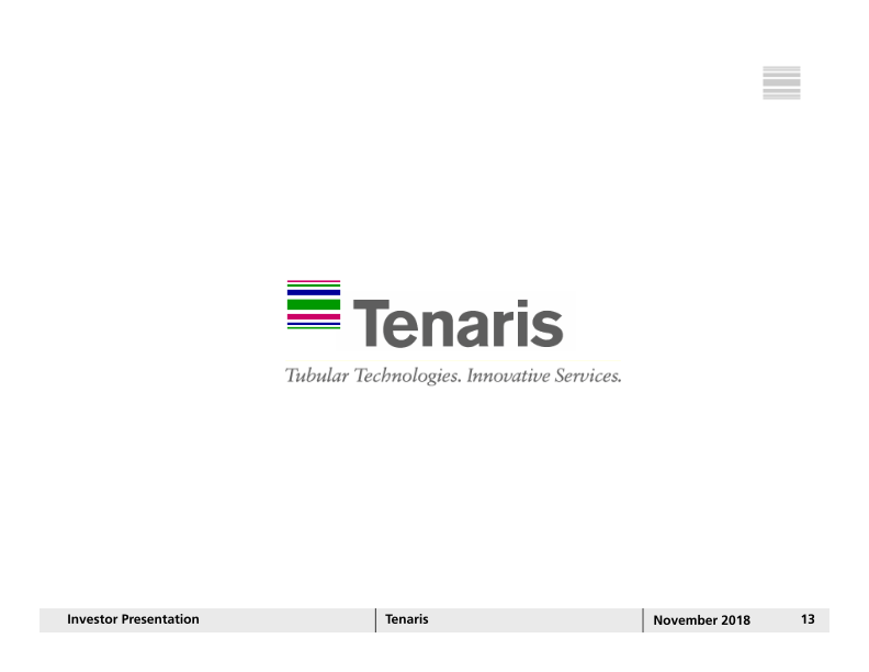 Tenaris Investor Presentation slide image #14