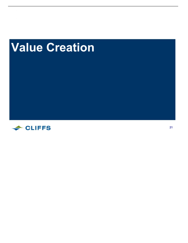 Cliffs Natural Resources Investor Presentation slide image #22