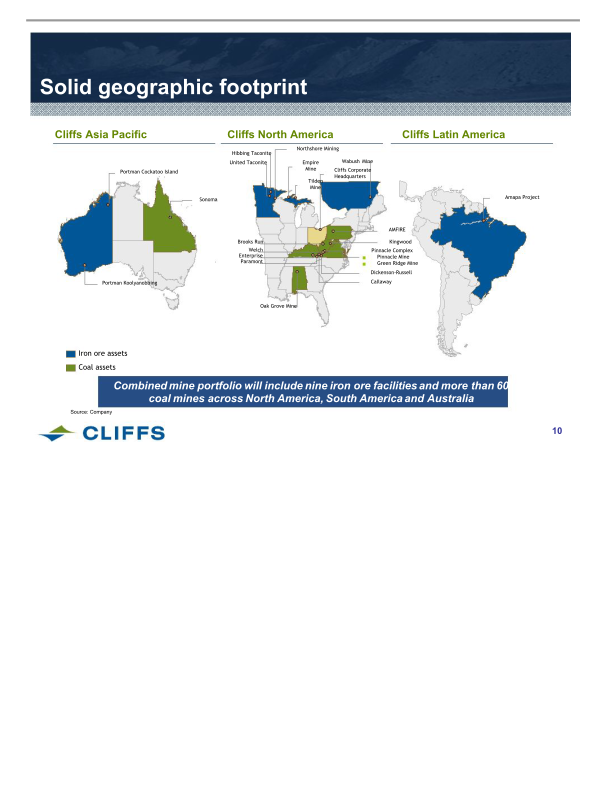 Cliffs Natural Resources Investor Presentation slide image #11