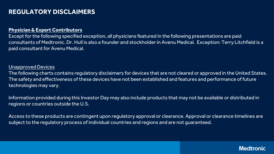 Medtronic Company Presentation slide image #3