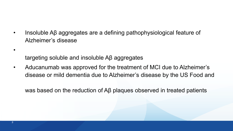 14th Clinical Trials on Alzheimer’s Disease (CTAD) conference slide image #4