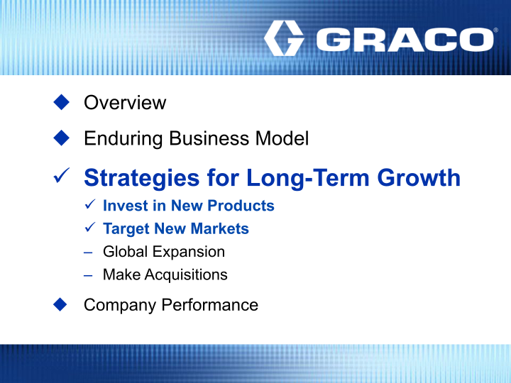 Graco Investor Presentation Third Quarter 2018 slide image #17