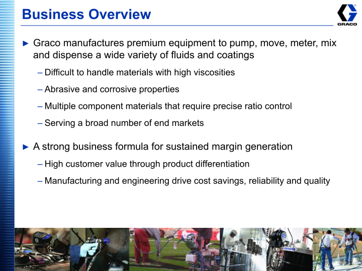 Graco Investor Presentation Third Quarter 2018 slide image #5