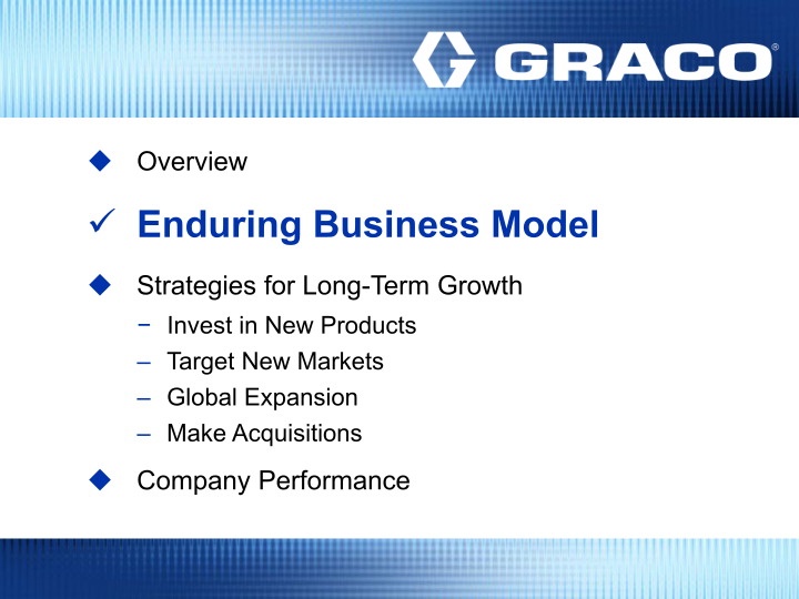 Graco Investor Presentation Third Quarter 2018 slide image #11