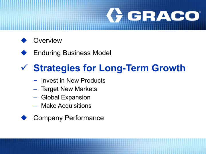 Graco Investor Presentation Third Quarter 2018 slide image #15