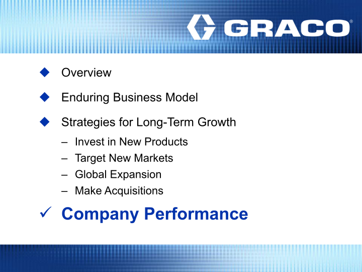 Graco Investor Presentation Third Quarter 2018 slide image #31