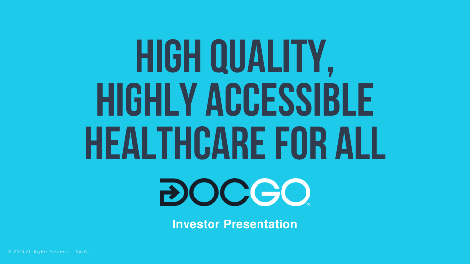 Docgo Investor Presentation image