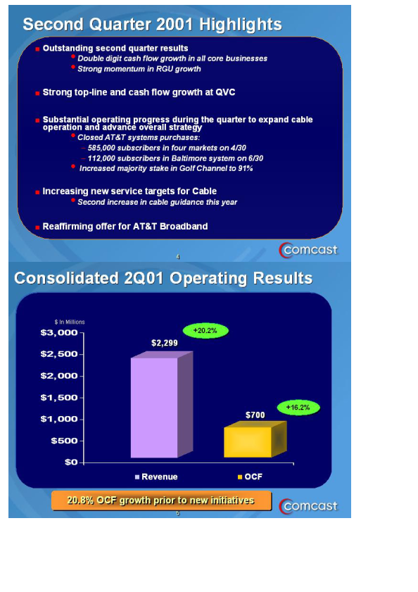 Comcast Second Quarter Results slide image #4