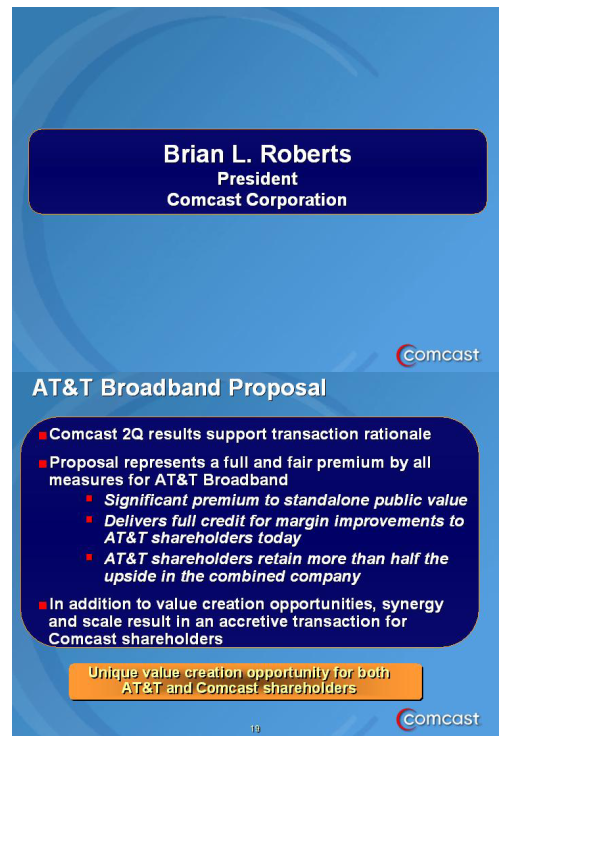 Comcast Second Quarter Results slide image #11