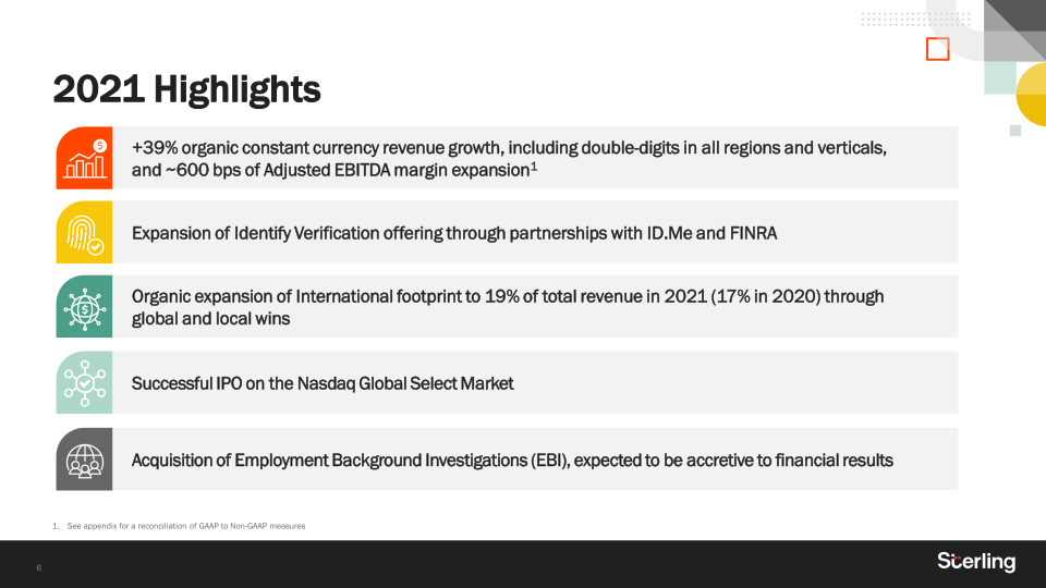 Sterling Q4 2021 Earnings  slide image #7