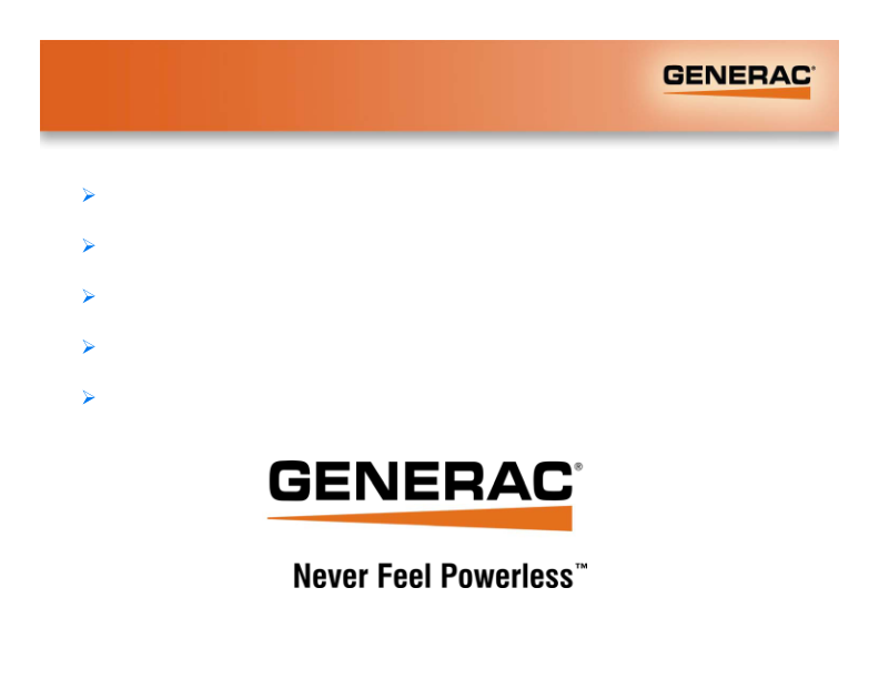 Generac Investor Presentation slide image #19