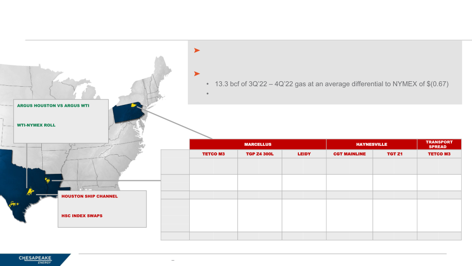 CHK Barclays CEO Energy Power Conference 2022 slide image #19