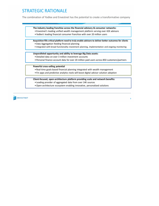 Envestnet Acquires Yodlee slide image #4