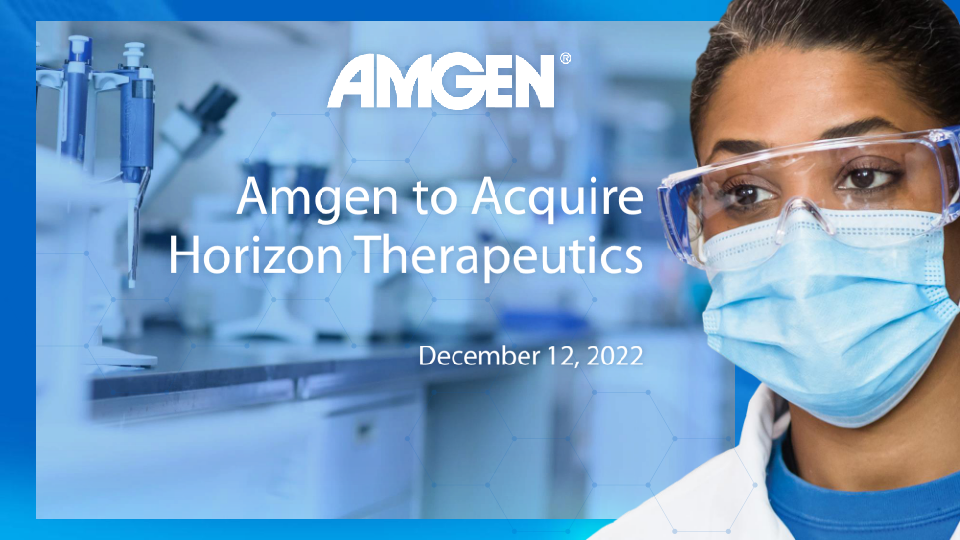 Amgen to Acquire Horizon Therapeutics slide image #16